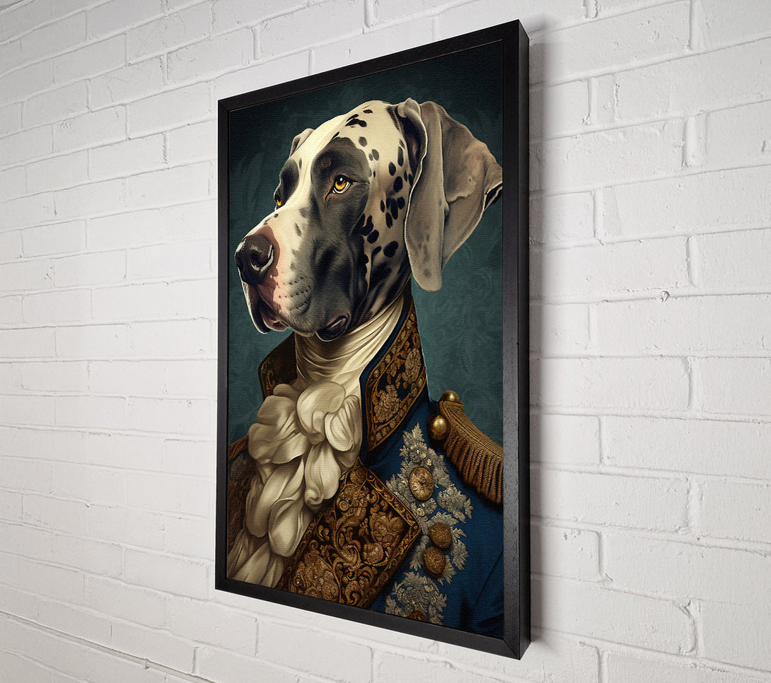  A Canvas Print of Great Dane Renaissance Canvas Print