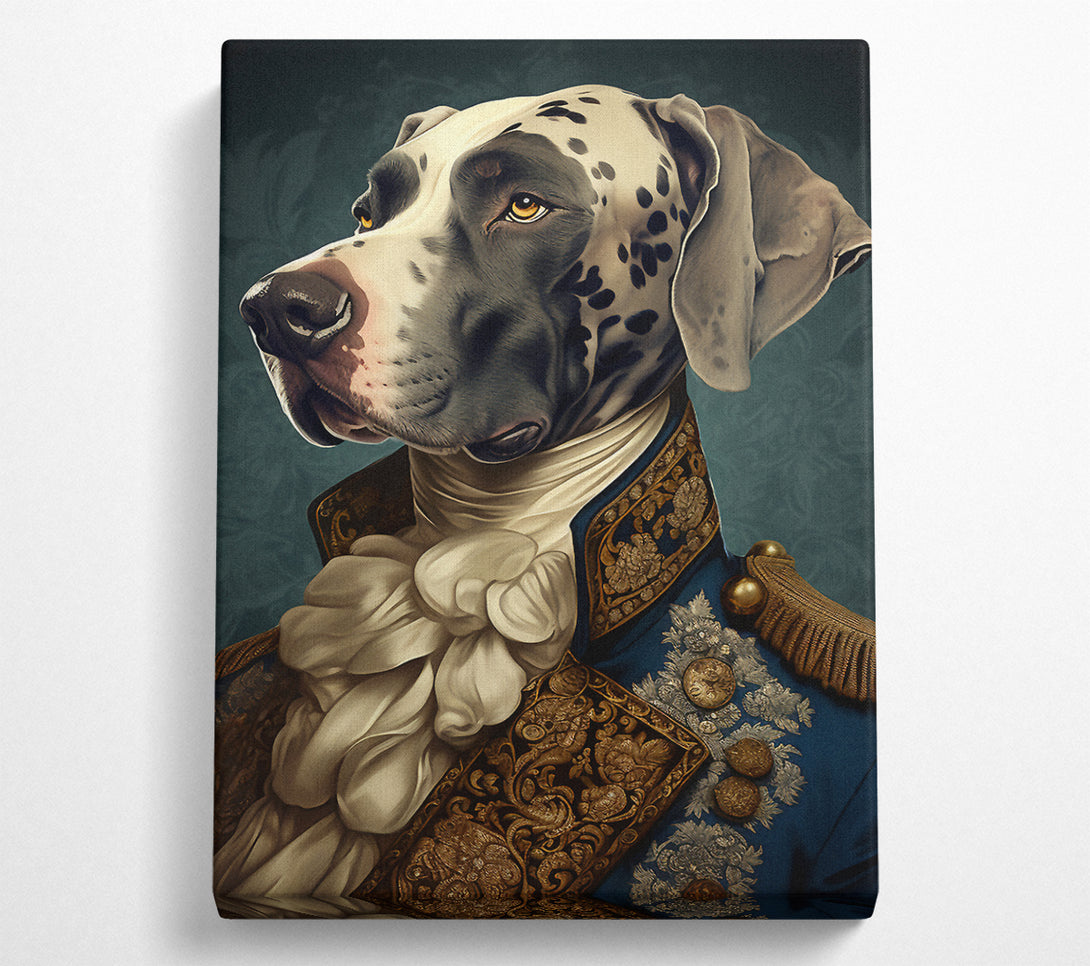  A Canvas Print of Great Dane Renaissance Canvas Print
