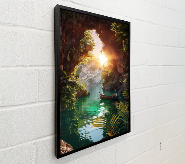 Emerald Lagoon Sunset