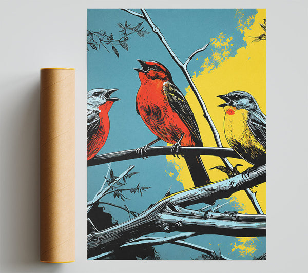 Great Tit Laugh Giclee Print