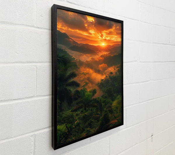 Golden Jungle Sunset