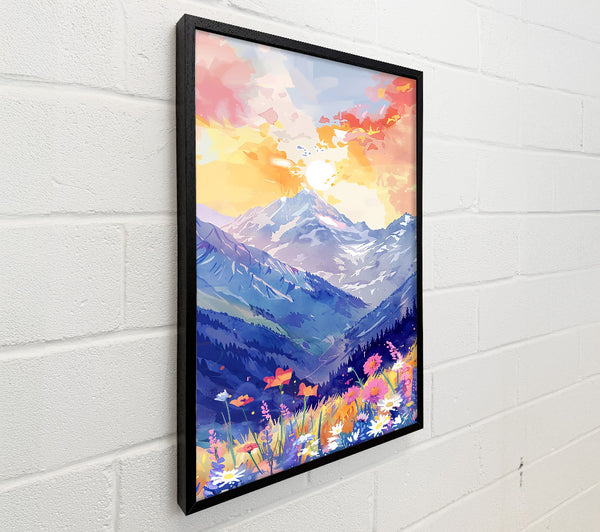 Blue Mountain Sunset