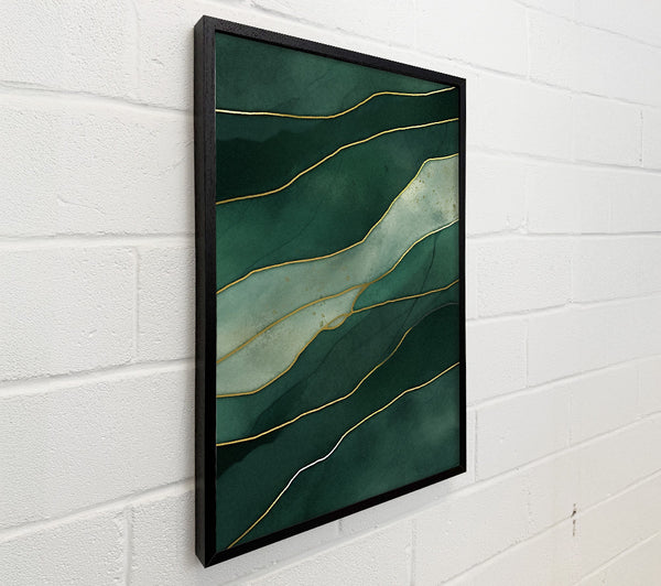 Green Andgold Cracks