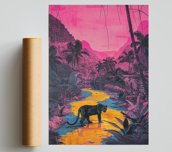 Pink Panther Oasis Giclee Print