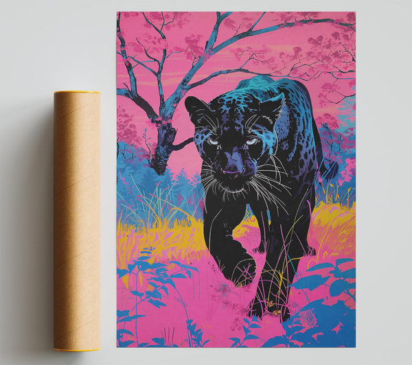 Pink Panther Prowl Giclee Print
