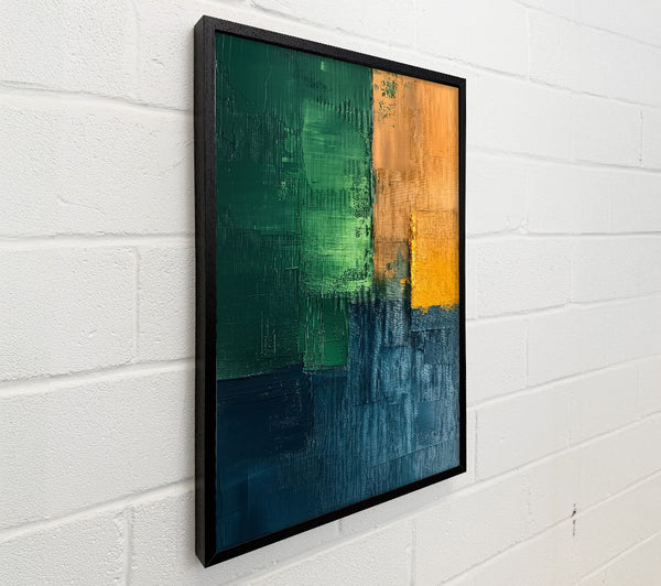 Green Orange And Blue