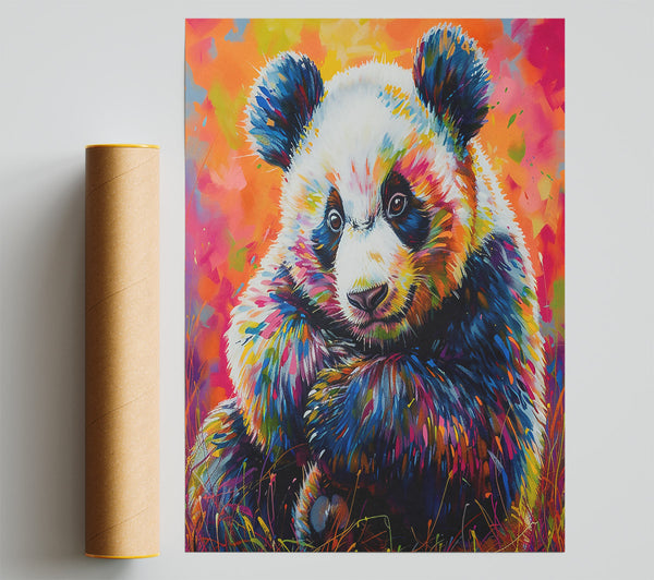 Blue Panda Dream Giclee Print