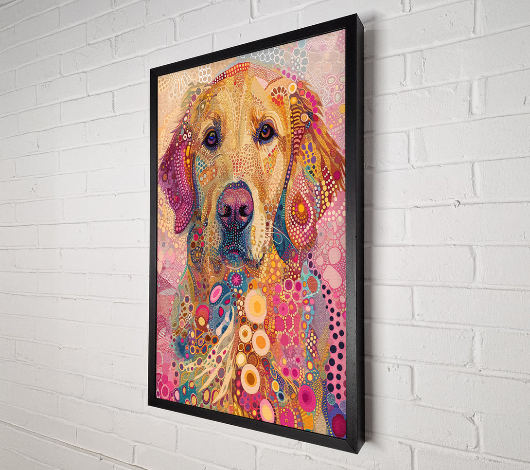  A Canvas Print of Golden Mosaic Dream Canvas Print