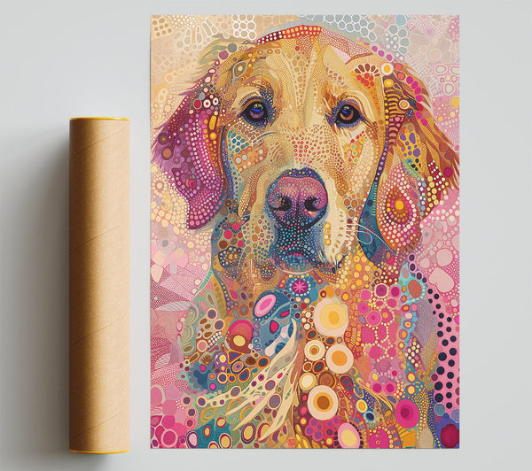 Golden Mosaic Dream Poster