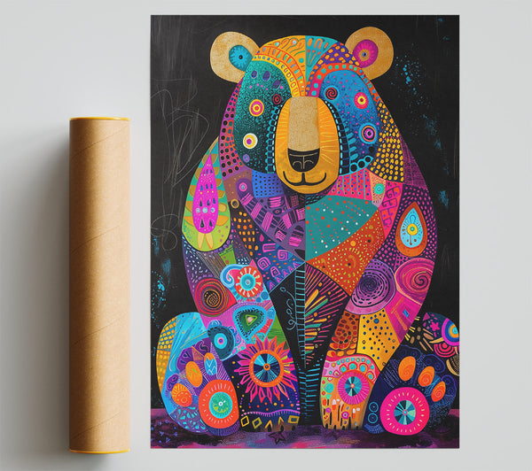 Yellow Bear Dreamscapes Poster