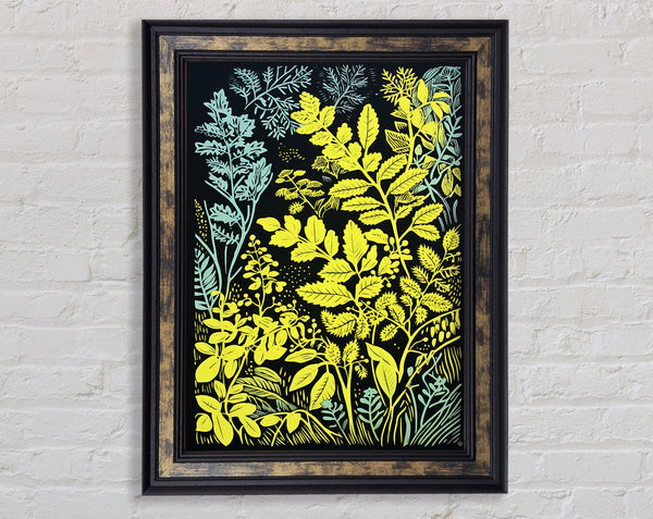 Greens Forest Framed Print