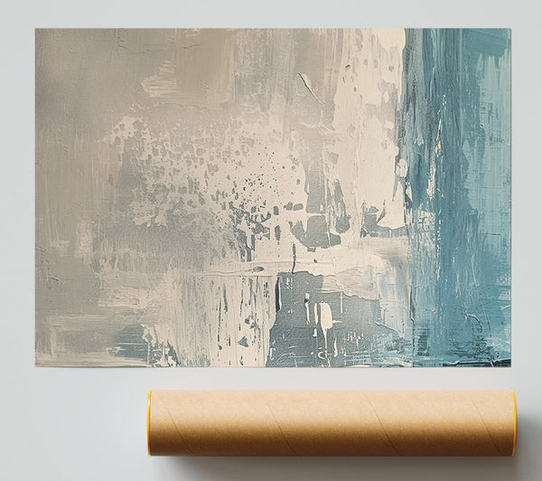 Greys To Blue Poster