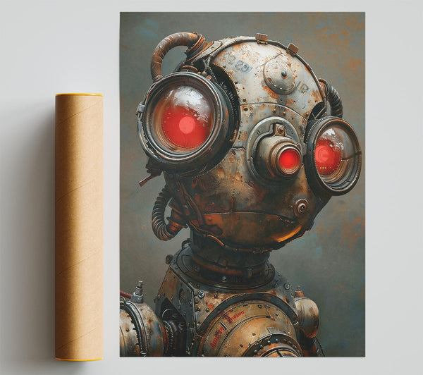 Rusty Red Sentinel Poster