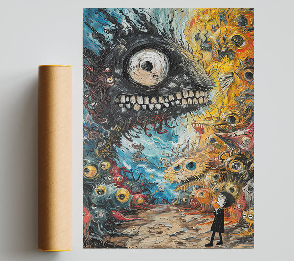 Black Eye Of Terror Print