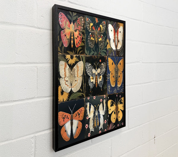 Grid Of Butterflies