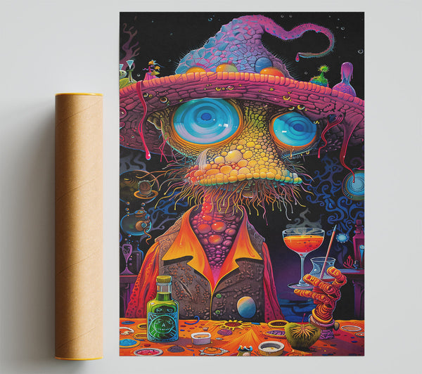 Orange Potion Master Print