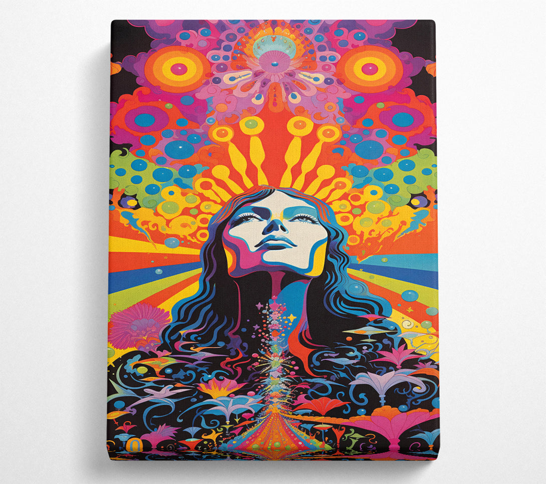 A Canvas Print of Groovy Girl Canvas Art