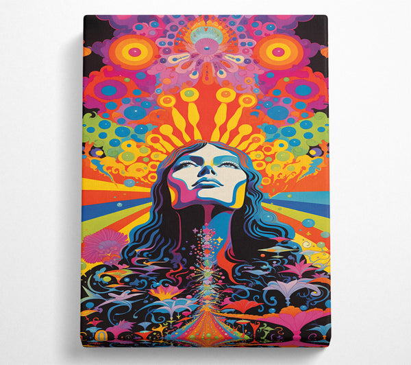  A Canvas Print of Groovy Girl Canvas Art