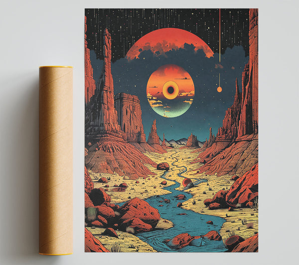 Crimson Canyon Dreams Poster