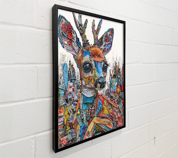 Blue Deer Cityscape