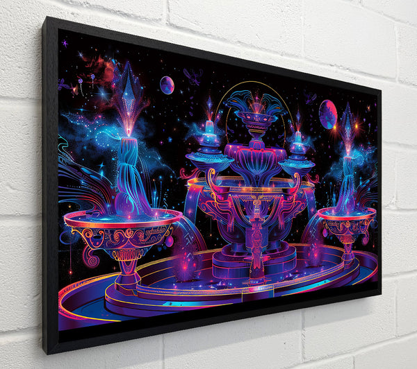 Cosmic Blue Fountain