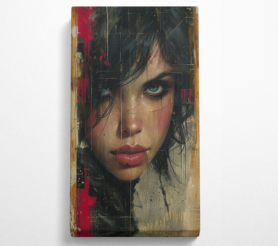  A Canvas Print of Grunge Gaze Canvas Wall Art