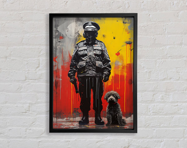 Guard Dog Framed Print