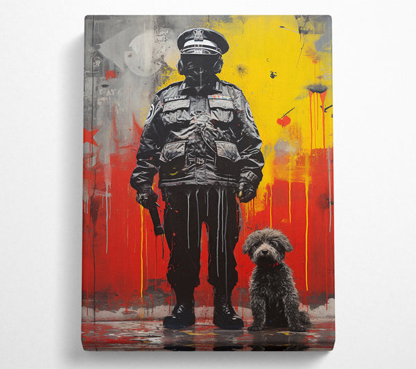  A Canvas Print of Guard Dog Canvas Art
