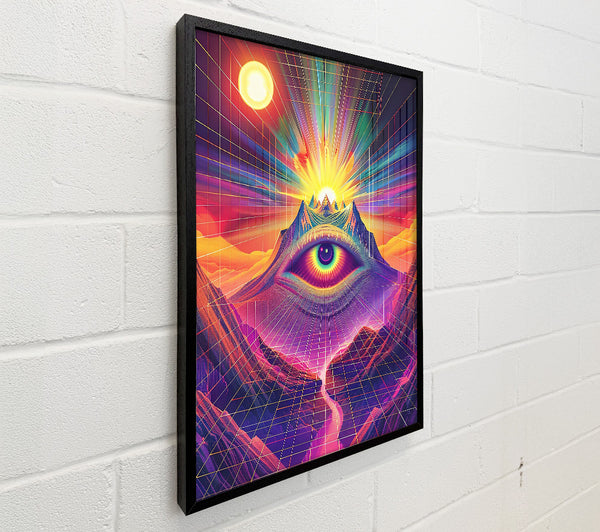 Purple Grid Eye