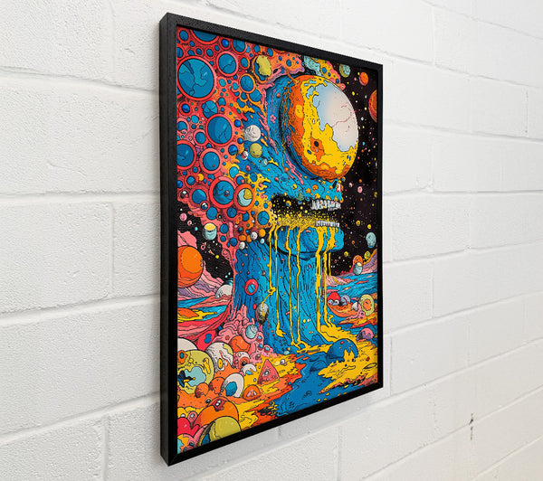 Yellow Cosmic Dripping