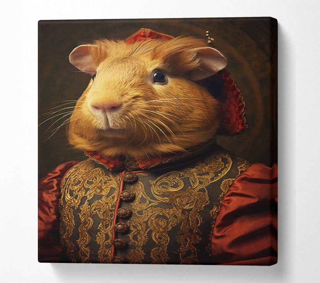  A Canvas Print of Guinea Pig Renaissance Canvas Art