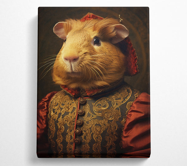  A Canvas Print of Guinea Pig Renaissance Canvas Art