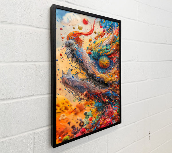 Orange Cosmic Dragon