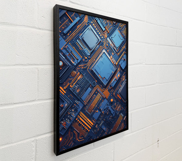 Blue Circuitry Dreamscape