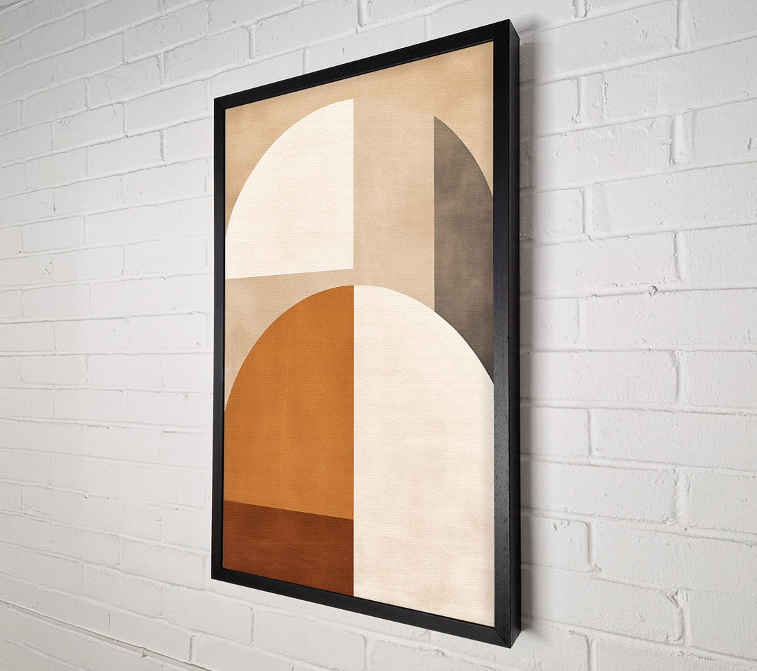  A Canvas Print of Half Circle Modern Canvas Wall Art