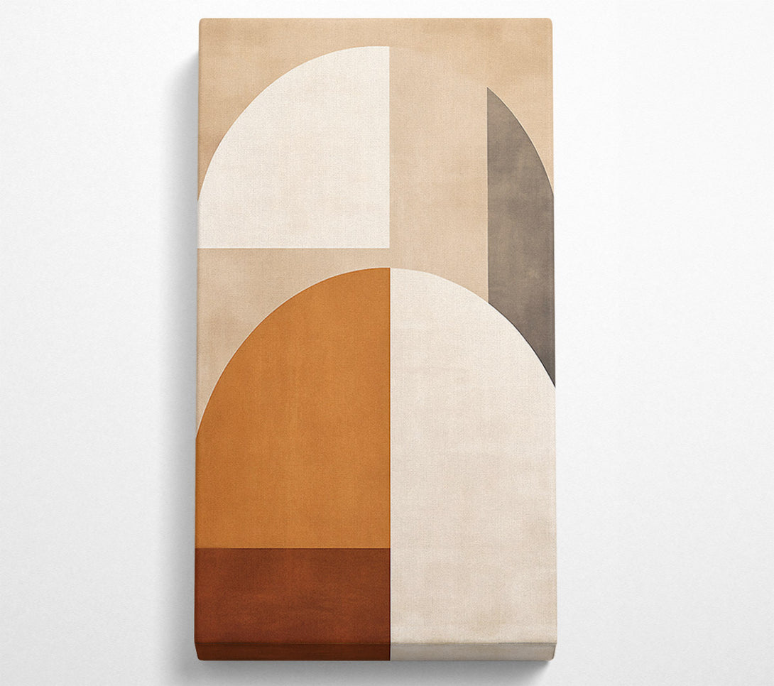  A Canvas Print of Half Circle Modern Canvas Wall Art