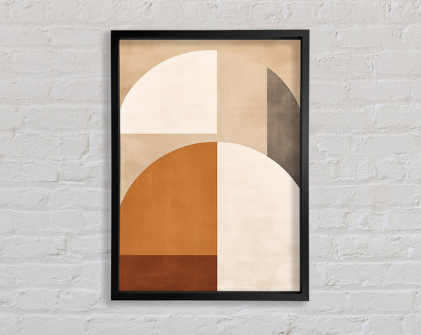 Half Circle Modern Framed Print