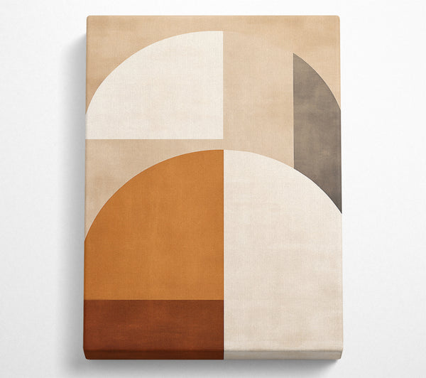  A Canvas Print of Half Circle Modern Canvas Wall Art