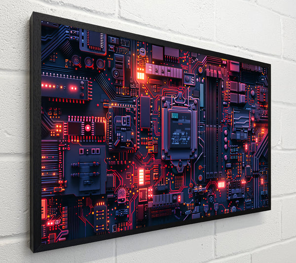 Red Circuitry Symphony