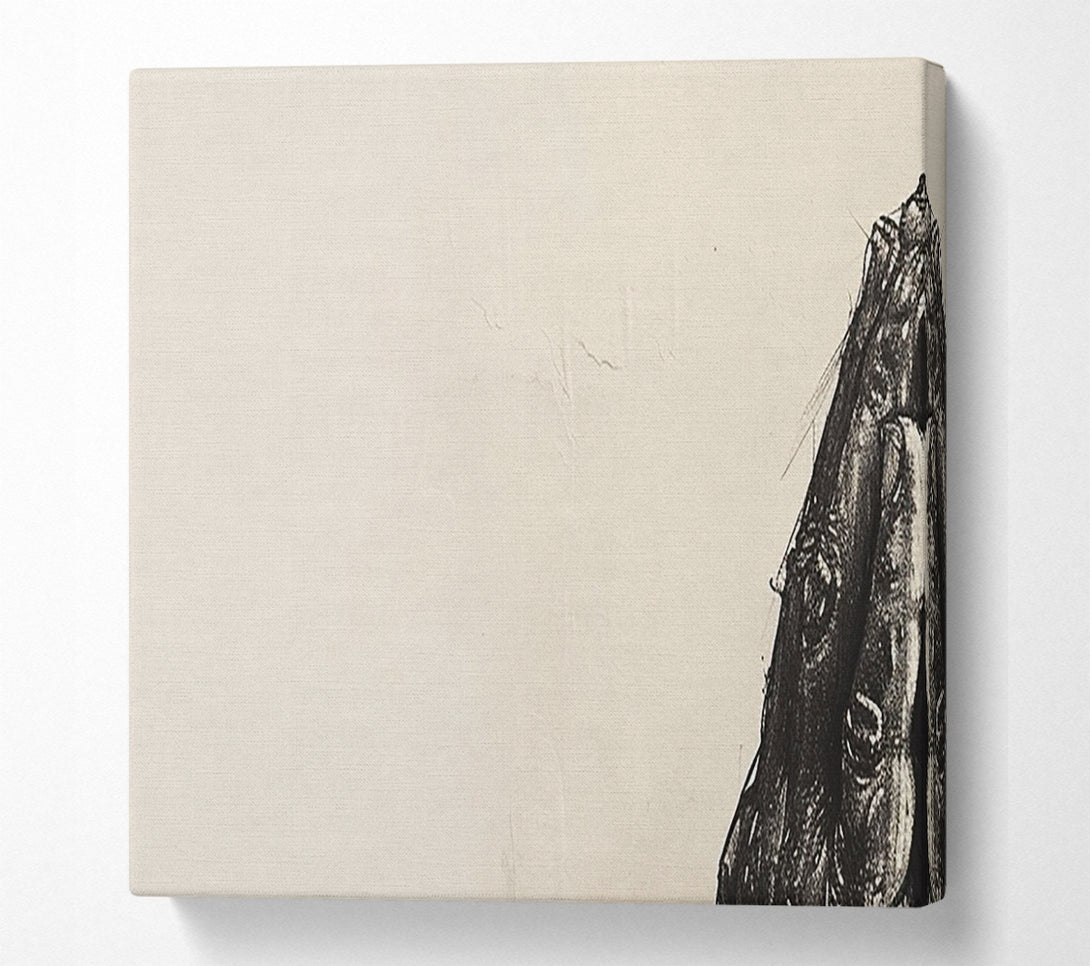 A Canvas Print of Hands Of Prayer Canvas Print