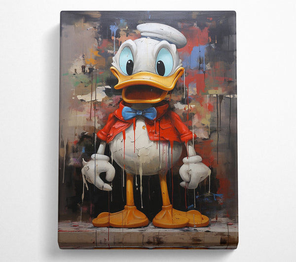  A Canvas Print of Happy Duck Canvas Print