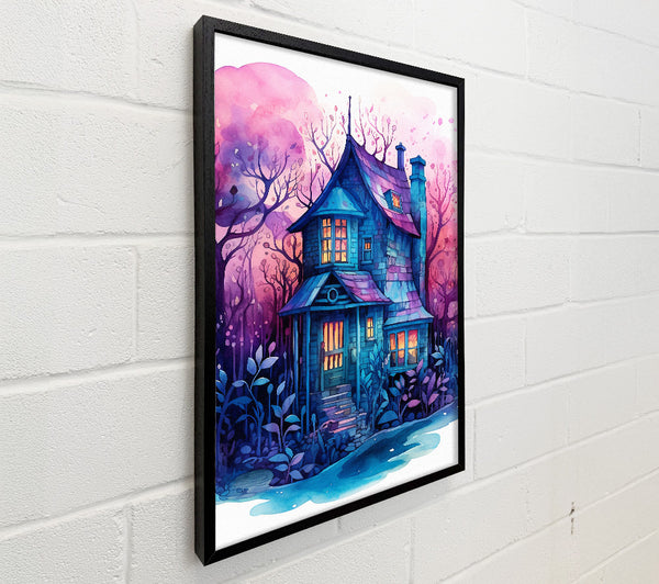 Haunted House Purple