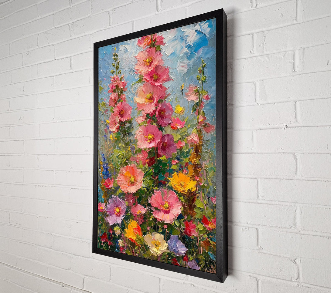  A Canvas Print of Pink Summer Bloom Canvas Print