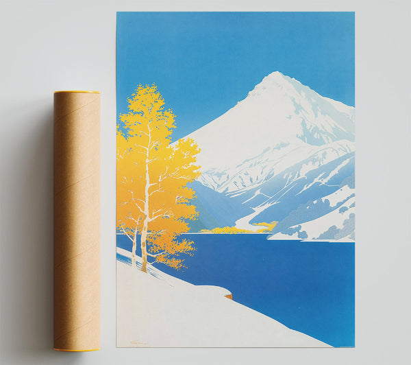 Blue Mountain Solitude. Giclee Print