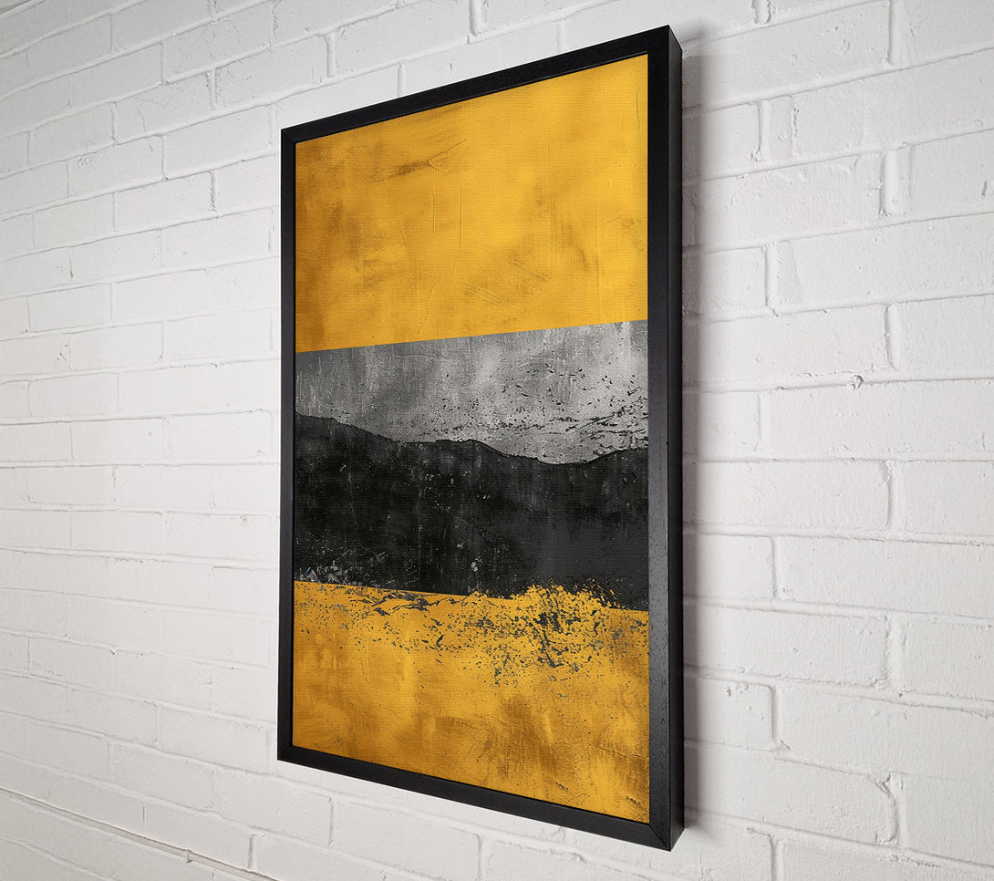  A Canvas Print of Golden Horizon Landscape Canvas Wall Art