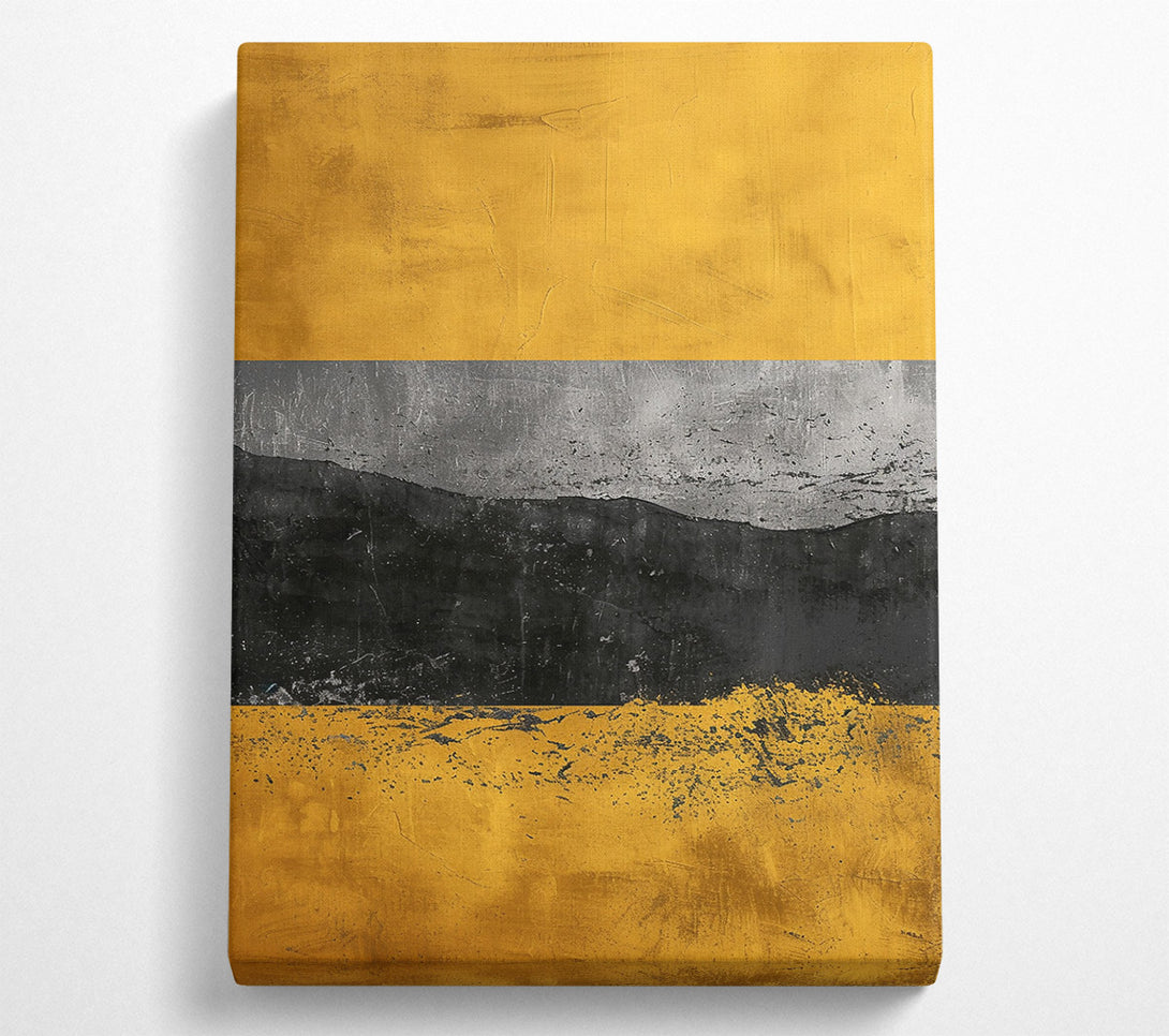  A Canvas Print of Golden Horizon Landscape Canvas Wall Art