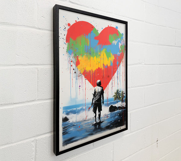 Heart Graffiti Paradise