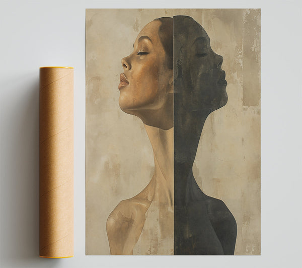 The Beige Divide Giclee Print