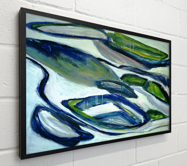 Blue Swirls Of Green