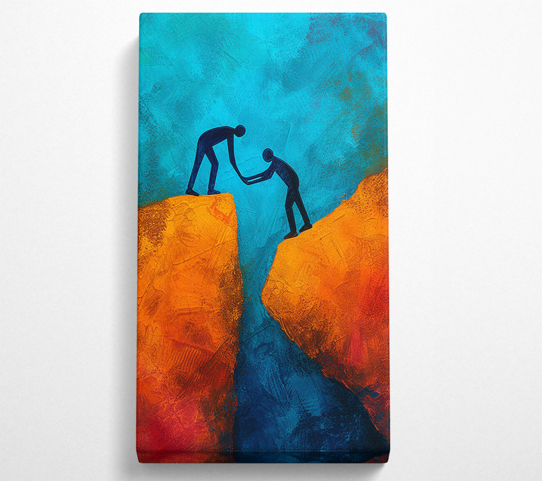  A Canvas Print of Helping Hand Canvas Print